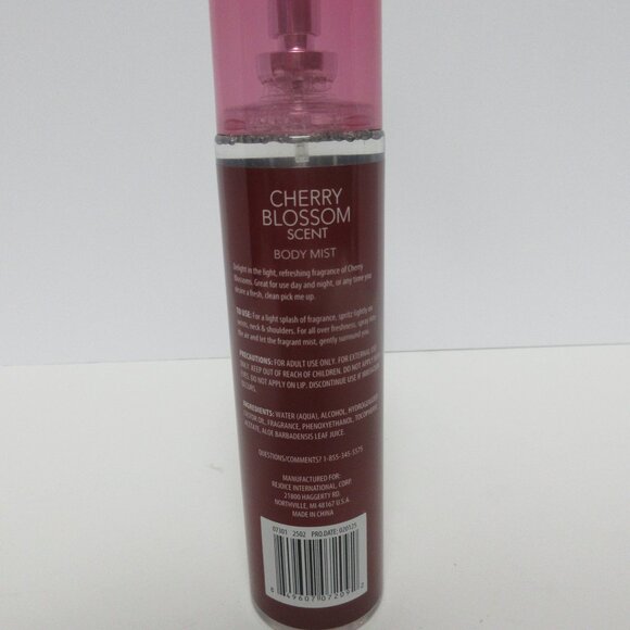 Cherry Blossom Refreshing Body Scent Fragrance Mist Spa Luxury 7fl Oz/207 Ml - Picture 5 of 6